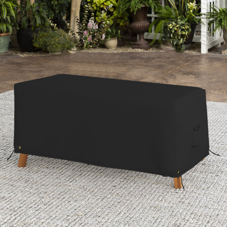 Arlmont & Co. HeavyDuty Waterproof Rectangle Ottoman Deck Box Cover